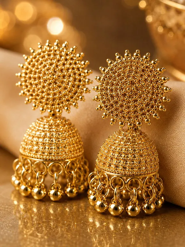 One_Gram_Gold_Plated_Traditional_Dome_Jhumki_Earrings