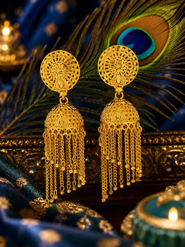 One_Gram_Gold_Plated_Traditional_Jhumki_Earrings