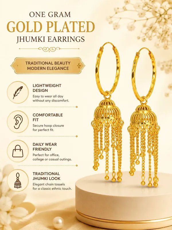 One_Gram_Gold_Plated_Traditional_Jhumki_Earrings_with_Chain_Tassels__Attractive_Product_Name