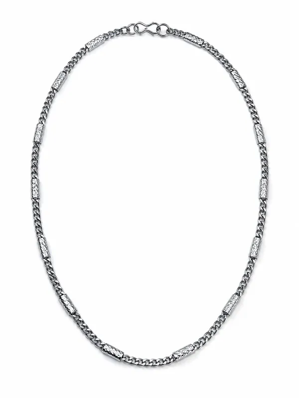 Pipe_Bead_Chrome_Chain_20_Inch