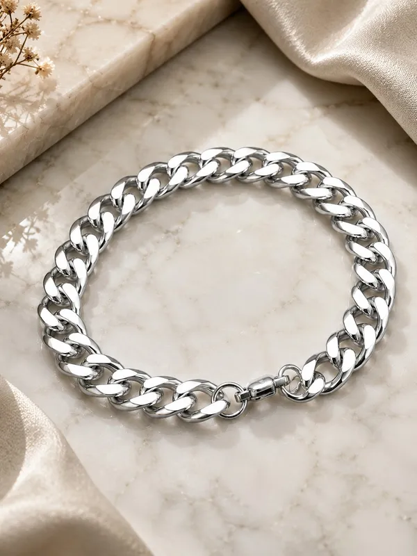 Men's_Curb_Chain_Bracelet,_Platinum_Plated_Silver_Finish,_8mm_Heavy_Link_Chain,_8.5_Inch