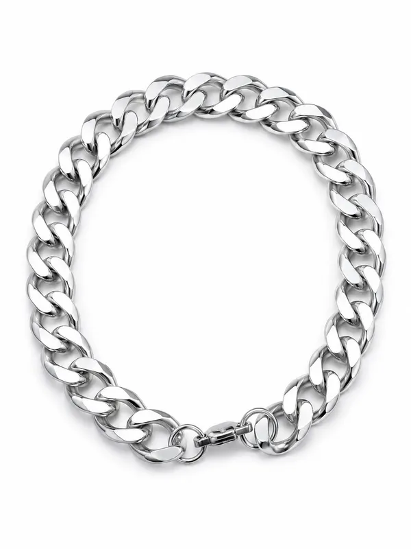Men's_Curb_Chain_Bracelet,_Platinum_Plated_Silver_Finish,_8mm_Heavy_Link_Chain,_8.5_Inch