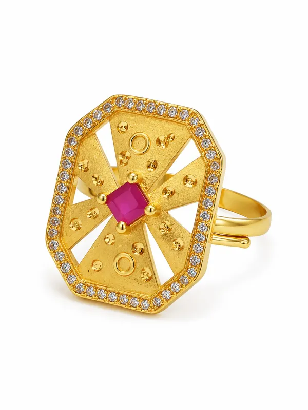 Premium_1GM_Gold_Plated_Ruby_AD_Adjustable_Ring
