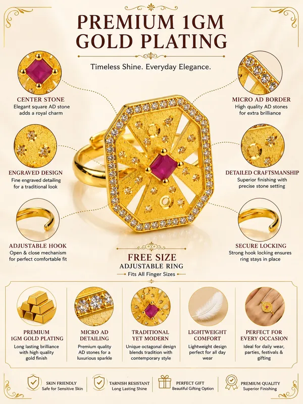Premium_1GM_Gold_Plated_Ruby_AD_Adjustable_Ring