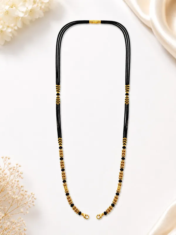 Premium_1_GM_Gold_Plated_3_Line_Black_Bead_Mangalsutra_Dori