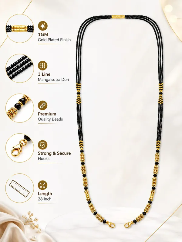 Premium_1_GM_Gold_Plated_3_Line_Black_Bead_Mangalsutra_Dori