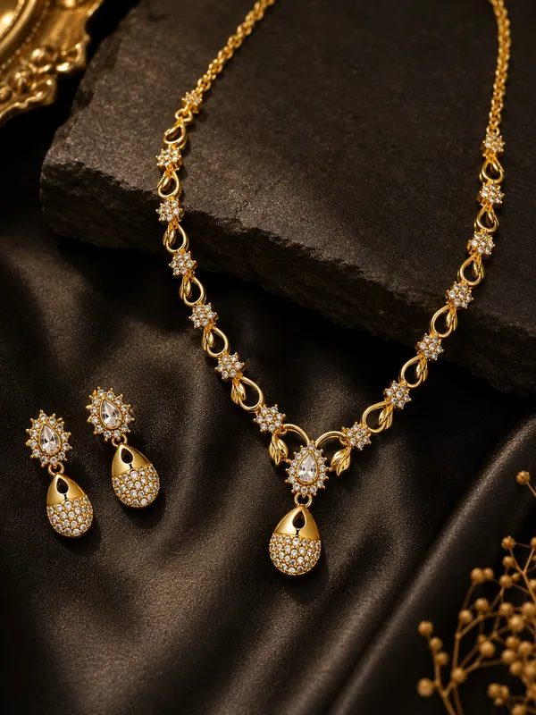 Premium_1_GM_Gold_Plated_AD_Stone_Adjustable_Necklace_Set_with_Matching_Earrings