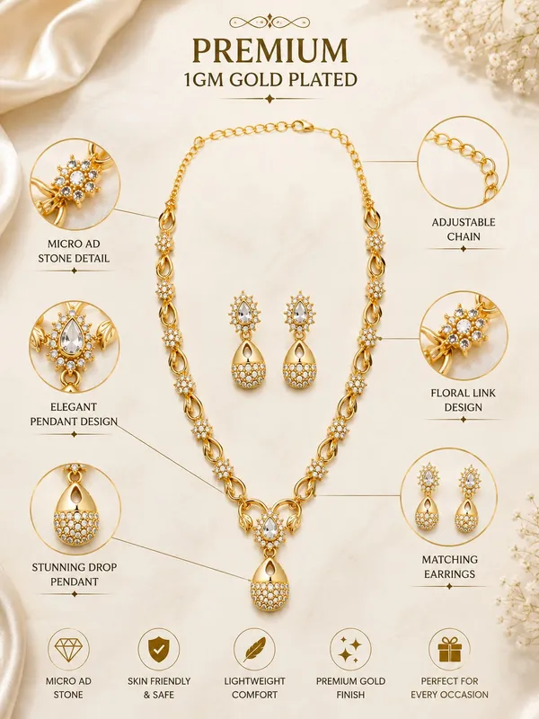 Premium_1_GM_Gold_Plated_AD_Stone_Adjustable_Necklace_Set_with_Matching_Earrings