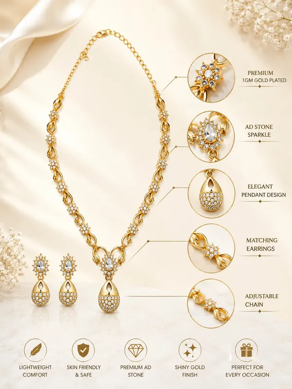 Premium_1_GM_Gold_Plated_AD_Stone_Adjustable_Necklace_Set_with_Matching_Earrings