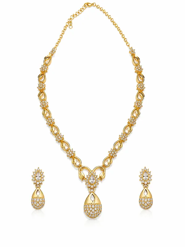 Premium_1_GM_Gold_Plated_AD_Stone_Adjustable_Necklace_Set_with_Matching_Earrings
