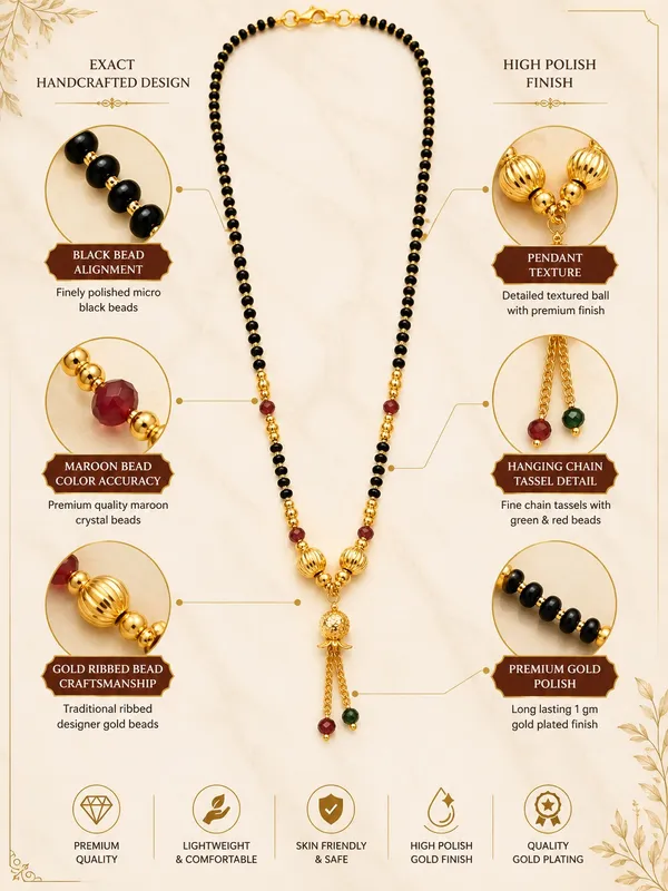 Premium_1_GM_Gold_Plated_Black_Bead_Mangalsutra_with_Maroon_Crystal_Beads_&_Designer_Tassel_Pendant