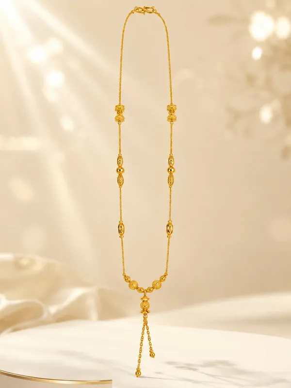 Premium_1_GM_Gold_Plated_Designer_Chain_with_Textured_Beads_&_Stylish_Hanging_Tassel