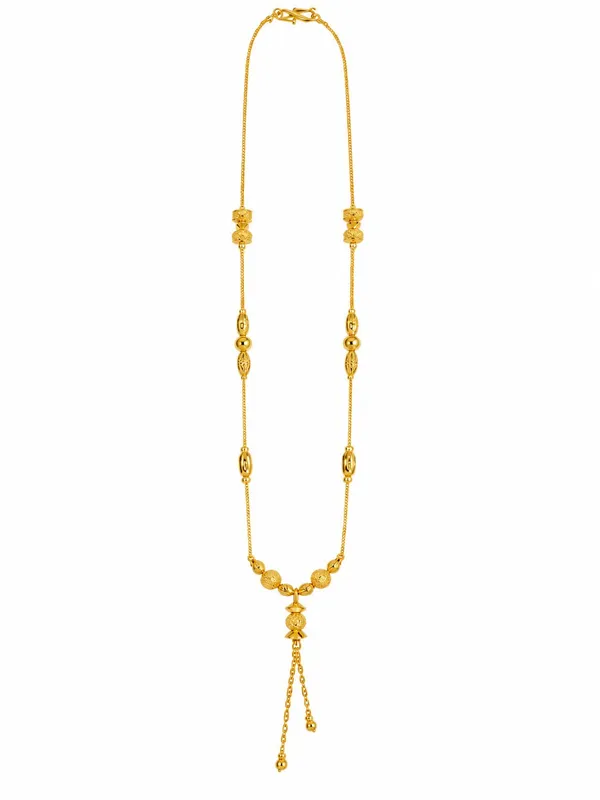 Premium_1_GM_Gold_Plated_Designer_Chain_with_Textured_Beads_&_Stylish_Hanging_Tassel