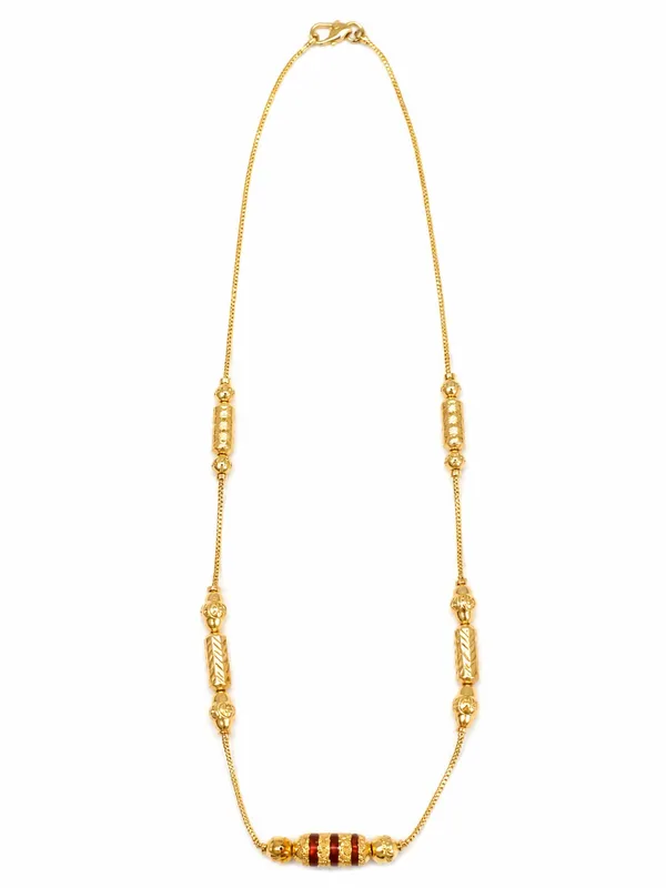Premium_1_GM_Gold_Plated_Traditional_Bead_Chain_Necklace_–_Elegant_Red_&_Gold_Beaded_Design