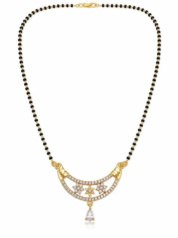 Premium_1_Gram_Gold_Plated_Floral_CZ_Mangalsutra_Chain_–_20_Inch_Traditional_Black_Bead_Necklace_with_Hanging_Drop