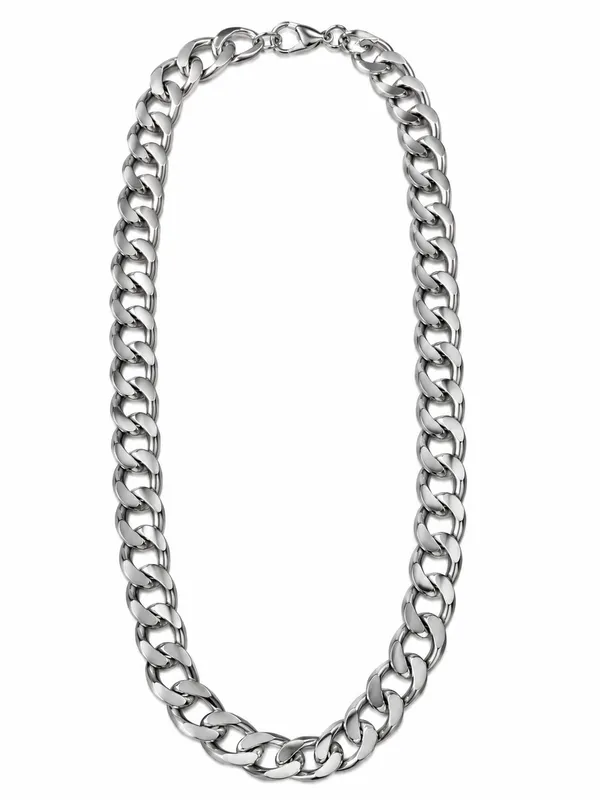 Premium_Silver_Tone_Curb_Link_Chain_for_Men_–_20_Inch_Classic_Fashion_Chain_Necklace