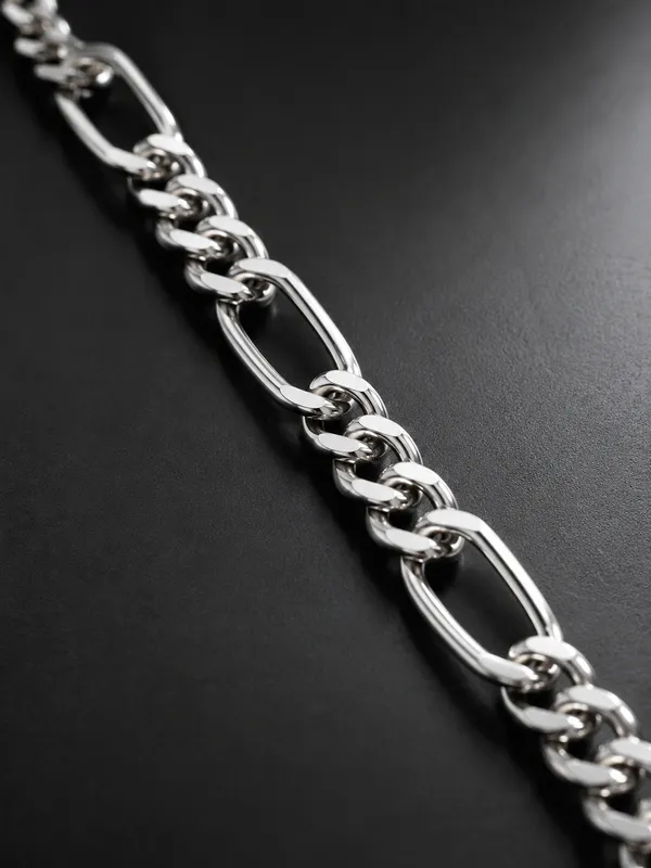 Premium_Silver_Tone_Interlinked_Link_Chain_for_Men_&_Women_–_20_Inch_Chain_with_S_Hook_Closure