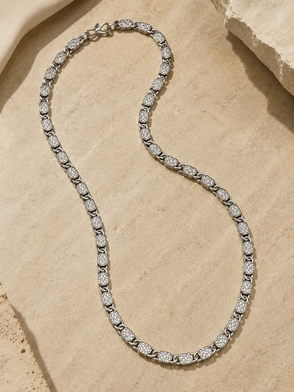Premium_Silver_Tone_Link_Chain_with_Sparkling_Stone_Detailing_–_20_Inch_Necklace_for_Women