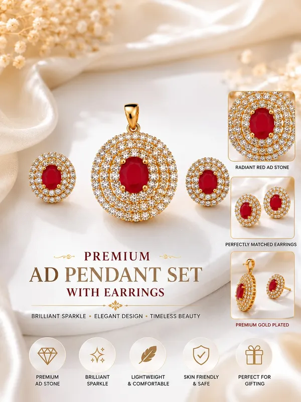 Red_AD_Stone_Gold_Plated_Pendant_&_Earrings_Set