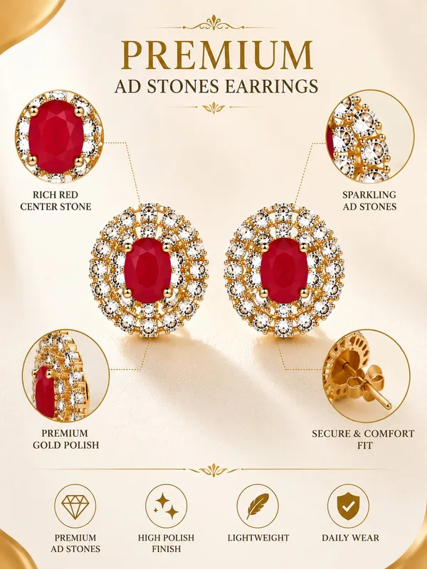 Red_Oval_AD_Stone_Stud_Earrings