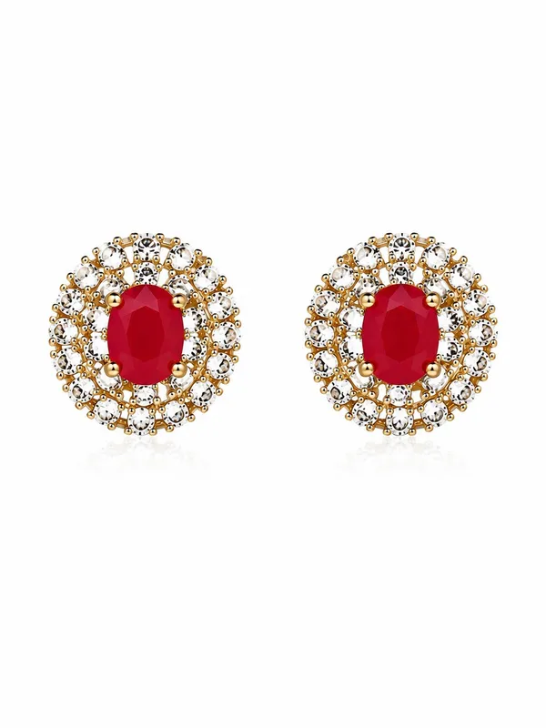 Red_Oval_AD_Stone_Stud_Earrings