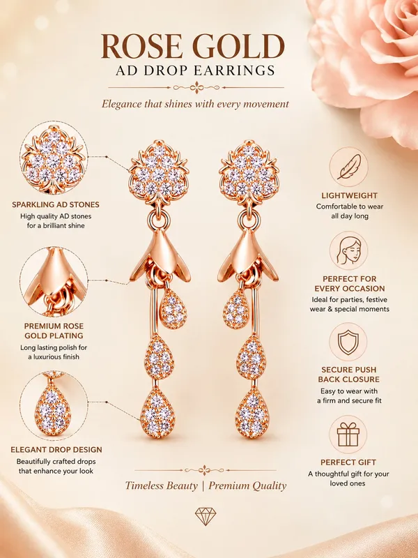 Rose_Gold_AD_Floral_Drop_Earrings