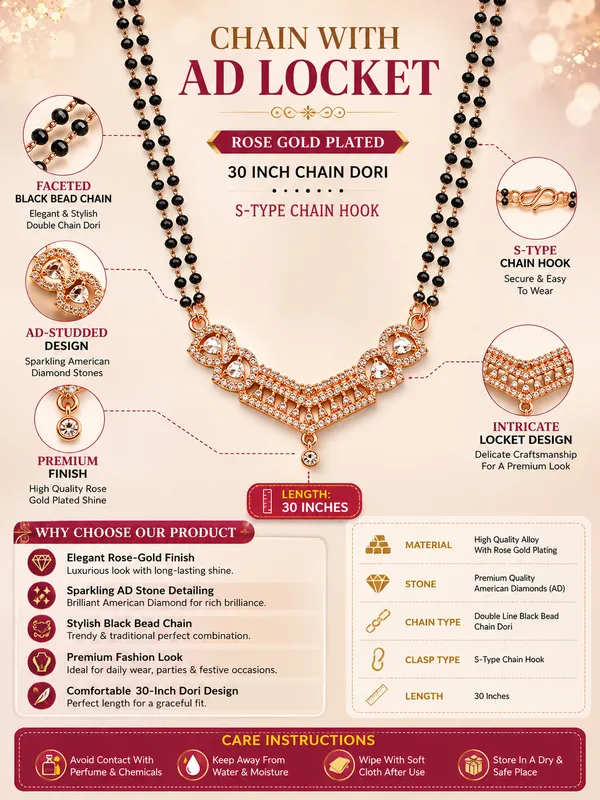 Rose_Gold_Plated_30_Inch_Double_Line_Black_Beaded_Chain_with_AD_Locket_for_Women