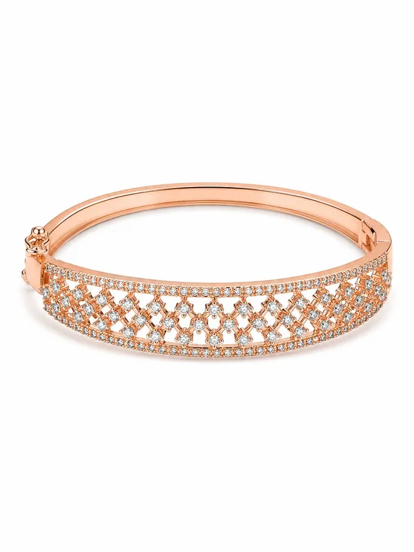 Rose_Gold_Plated_AD_Bracelet_for_Women_–_Sparkling_AD_Stone_Bracelet,_Elegant_Openwork_Design_Free_Size_Fashion_Jewellery_for_Women