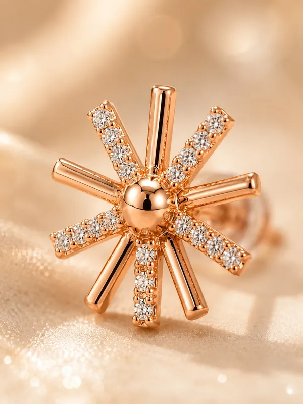 Rose_Gold_Plated_AD_Stone_Starburst_Tops_Earrings_for_Women