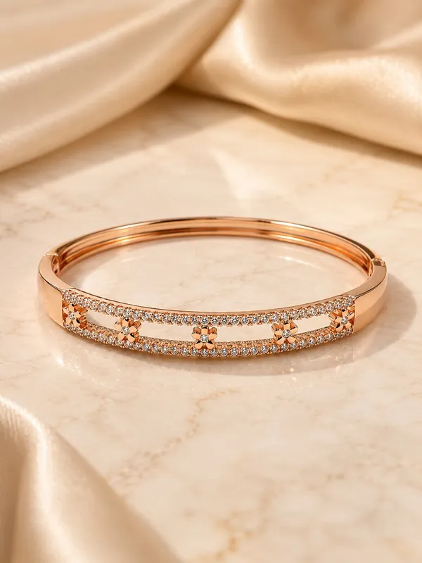 Rose_Gold_Plated_Bracelet_with_AD_Stones_&_Micro_Bead_Detailing_–_Free_SIZE