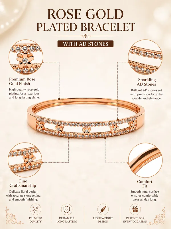 Rose_Gold_Plated_Bracelet_with_AD_Stones_&_Micro_Bead_Detailing_–_Free_SIZE