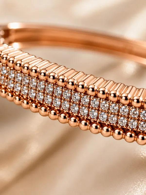 Rose_Gold_Plated_Bracelet_with_AD_Stones_&_Micro_Bead_Detailing_–_Free_Size