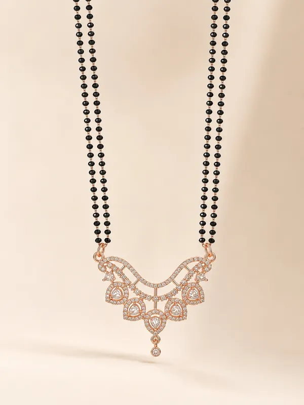 Rose_Gold_Plated_Double_Line_Black_Beaded_Chain_with_AD_Locket,_30_Inch_Mangalsutra_Necklace_for_Women