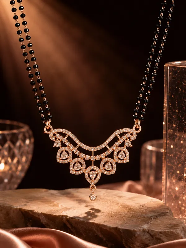 Rose_Gold_Plated_Double_Line_Black_Beaded_Chain_with_AD_Locket,_30_Inch_Mangalsutra_Necklace_for_Women