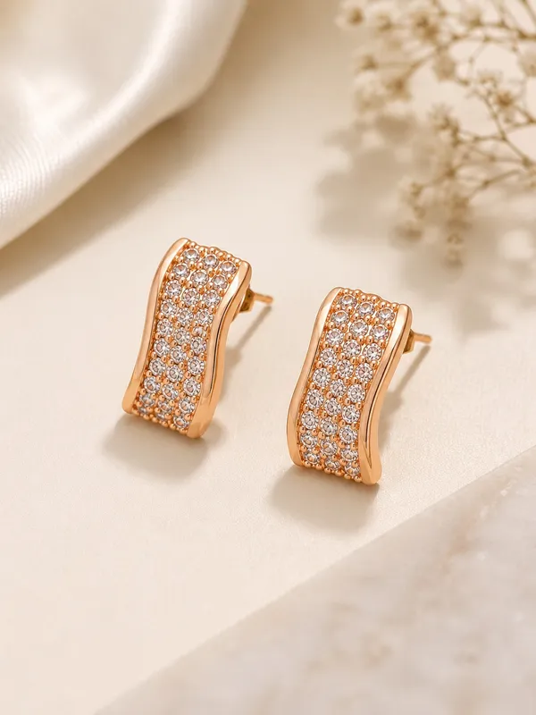Rose_Gold_Plated_Tops_Earrings_With_AD