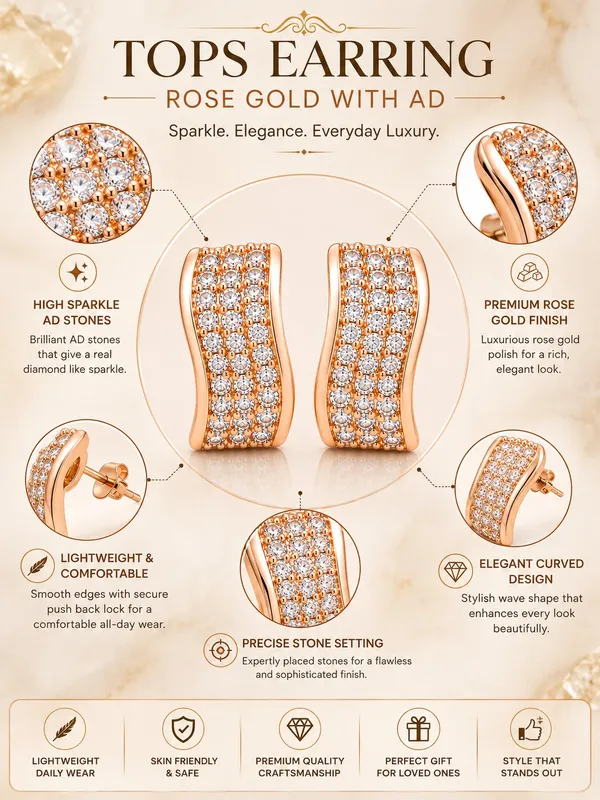 Rose_Gold_Plated_Tops_Earrings_With_AD