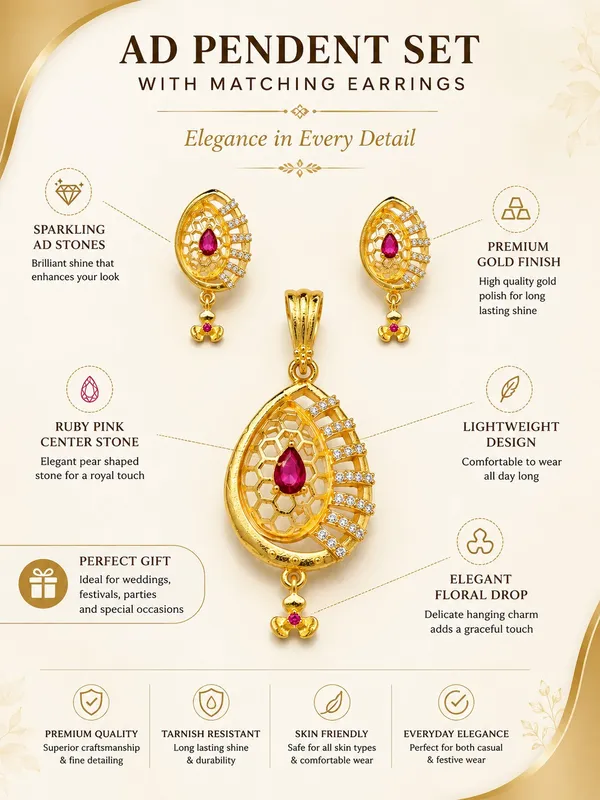 Royal_Ruby_Pink_AD_Pendant_Set_with_Matching_Earrings