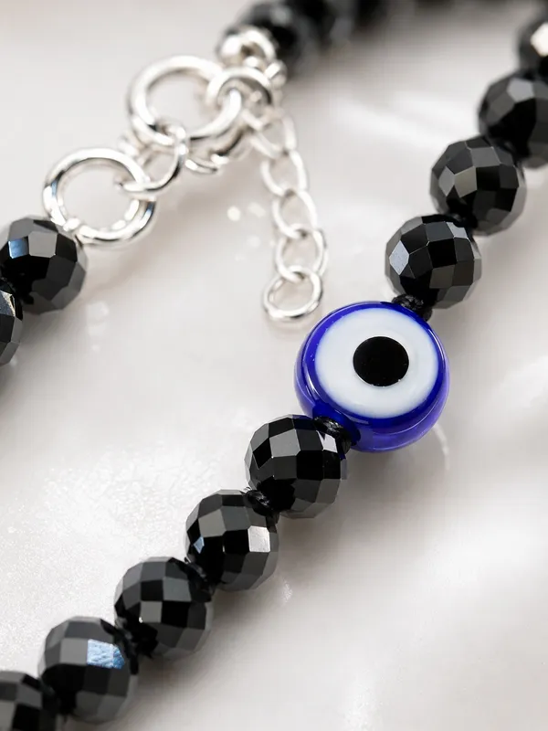 Silver_Plated_Black_Crystal_Beaded_Evil_Eye_Anklet_for_Women_-_10_Inch_Adjustable_Najriya_Anklet