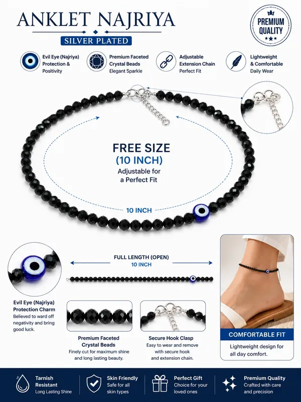 Silver_Plated_Black_Crystal_Beaded_Evil_Eye_Anklet_for_Women_-_10_Inch_Adjustable_Najriya_Anklet
