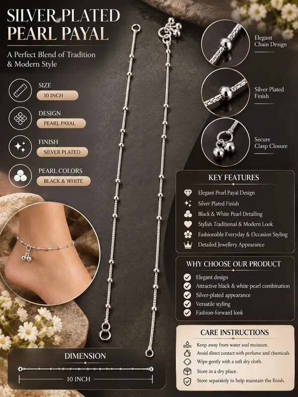 Silver_Plated_Pearl_Payal_/_Anklet_–_10_Inch