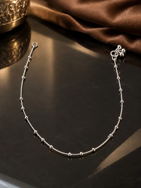 Silver_Plated_Pearl_Payal_/_Anklet_–_10_Inch