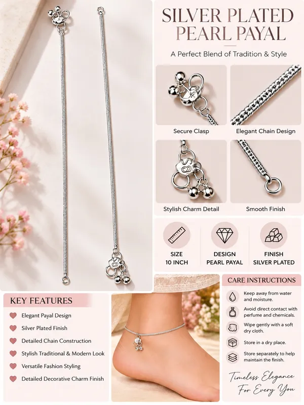 Silver_Plated_Pearl_Payal_/_Anklet_with_Decorative_Charms_–_10_Inch