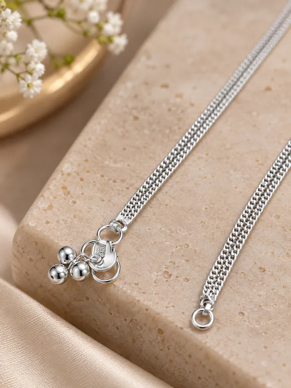 Silver_Plated_Pearl_Payal_/_Anklet_with_Double_Chain_&_Charms_–_10_Inch