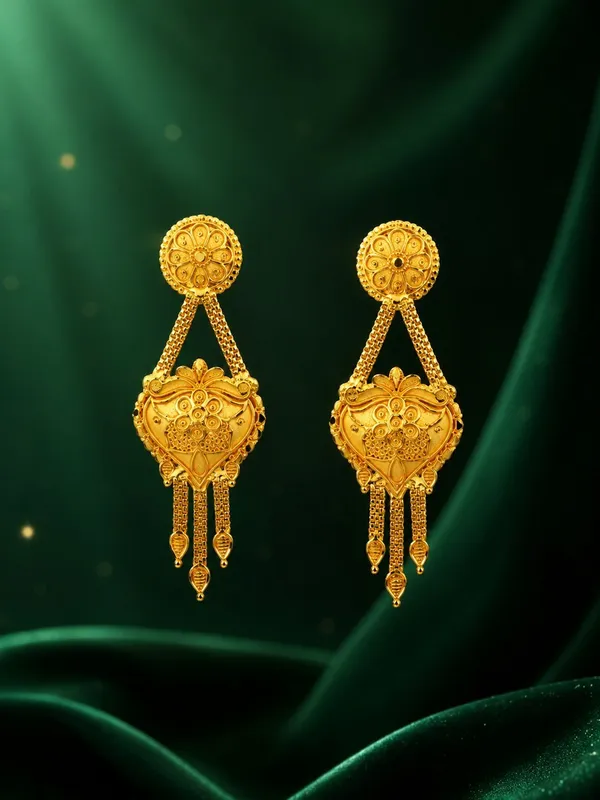 Traditional_Floral_Gold-Plated_Drop_Earrings