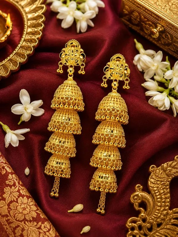 Traditional_Multi-Layer_Gold_Plated_Jhumka_Earrings