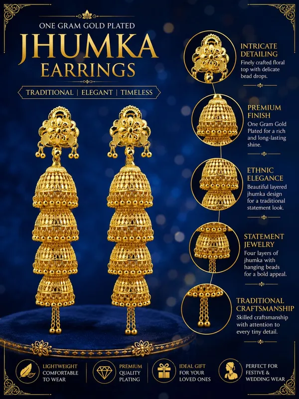 Traditional_Multi-Layer_Gold_Plated_Jhumka_Earrings