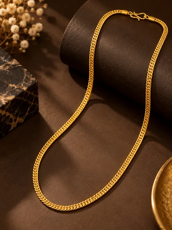 Women_Gold_Plated_Beaded_Chain_Necklace_–_20_Inch,_Minimal_Round_Bead_Design