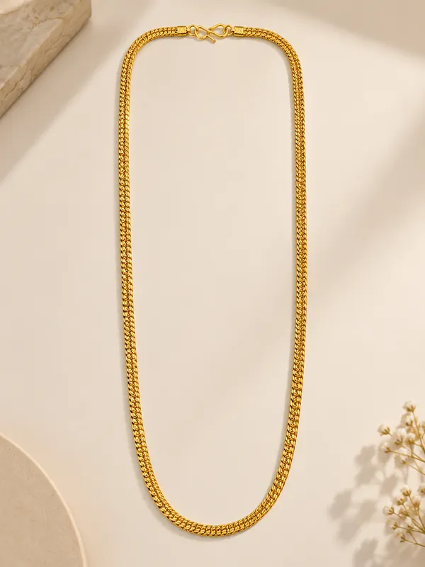 Women_Gold_Plated_Beaded_Chain_Necklace_–_20_Inch,_Minimal_Round_Bead_Design