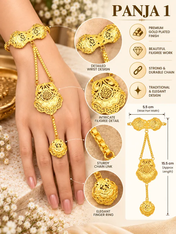 Women_Gold_Plated_Traditional_Filigree_Panja_Hand_Harness