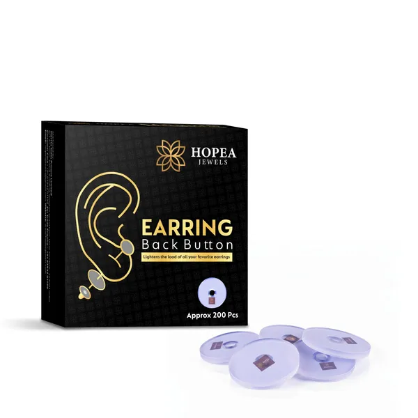 Hopea_Ear_Buttons_for_Earrings_(200_Pcs)_|_Earring_Back_Button_Support_|_Invisible_Ear_Lobe_Support_|_Earring_Stopper_Back_Button_for_Droopy_Earrings